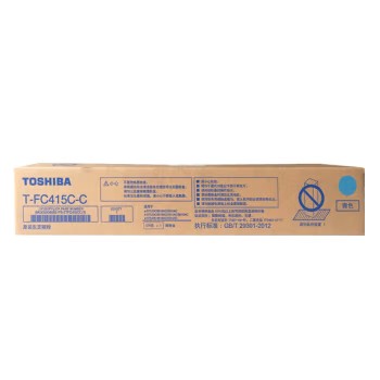东芝（TOSHIBA）PS-ZTFC415C原装彩色粉盒（高容量）（品红、青色、黄色其一） 备注颜色