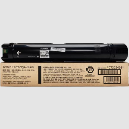 FUJIFILM富士施乐（Fuji Xerox）C2060/C3060/C2560/VC2263/VC2265原装粉盒施乐C2060黑色墨粉CT202496约印22000页
